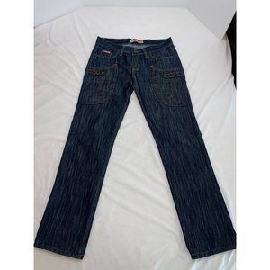 Mens Big Ter Straight Leg Accented Jeans 31x32